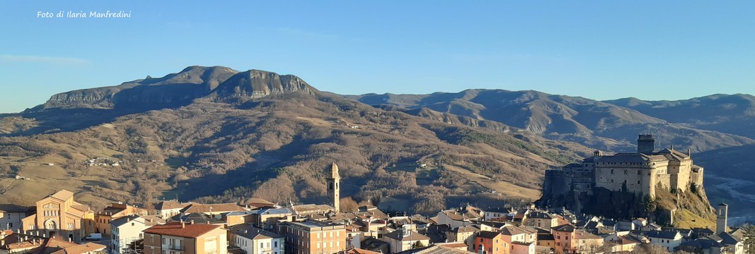 Bardi (Pr). Panorama sul castello. Foto di Ilaria Manfredini