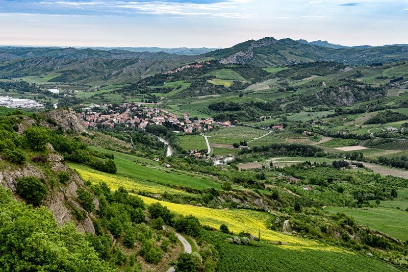 Borgo Tossignano (Bo): panorama. Foto di M. Maccarelli da Emilia Romagna Turismo