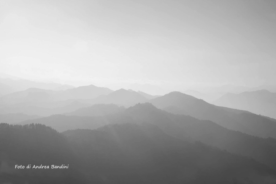 Casola Valsenio (Ra). Vista verso la Toscana da Monte Battaglia. Foto di Andrea Bandini
