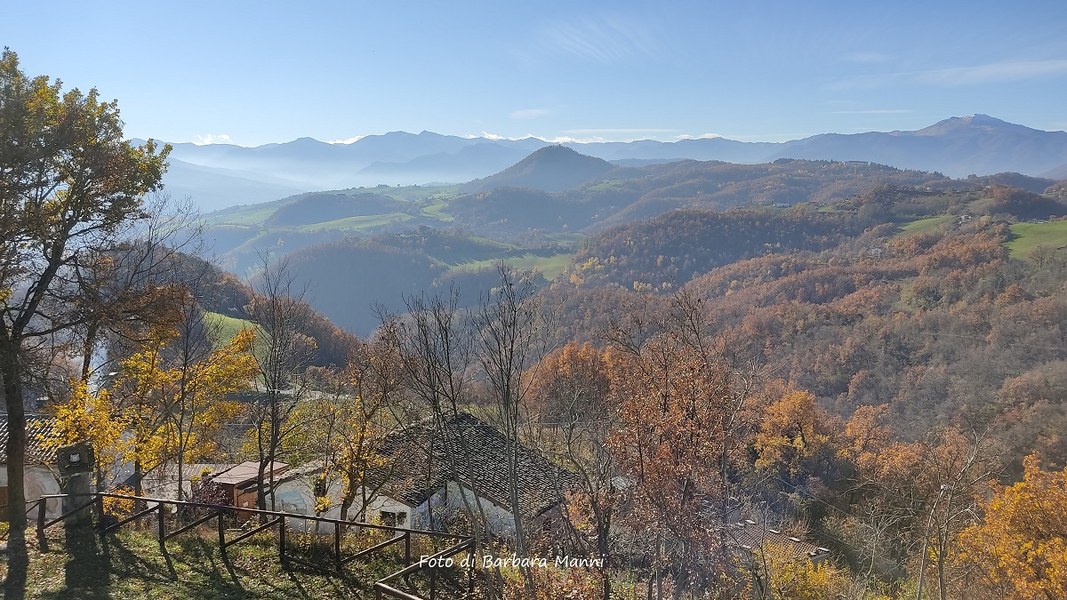 Pavullo nel Frignano (Mo). Panorama dal Borgo di Lavacchio. Foto di Barbara Manni